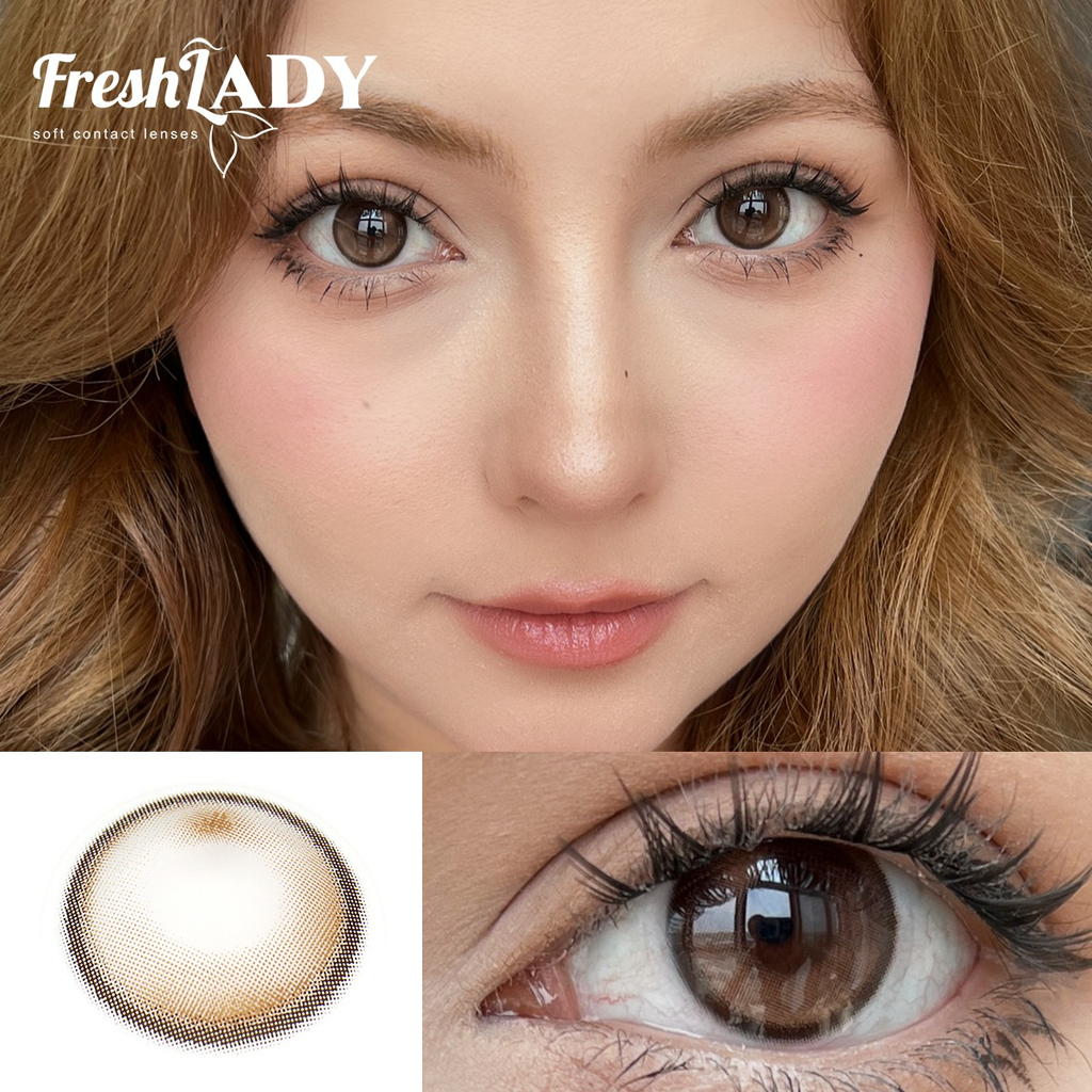 [فرش ليدي / Fresh Lady] Fresh Lady contact lens -  Lamp Coffee