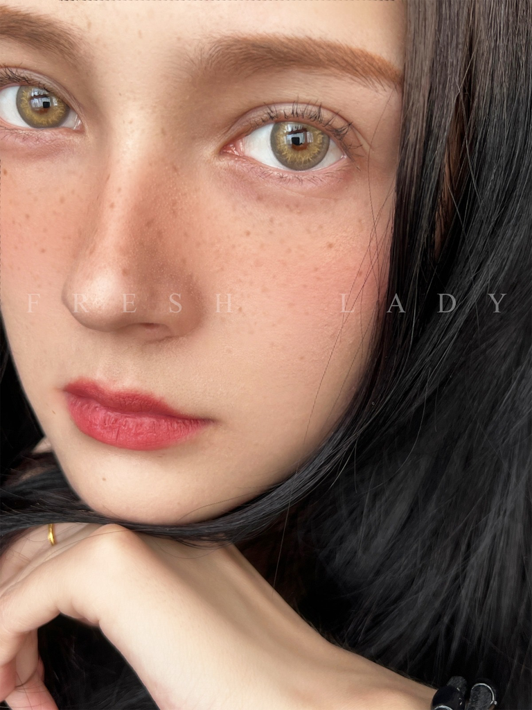 [فرش ليدي / Fresh Lady] Fresh Lady contact lens - Himalaya Brown