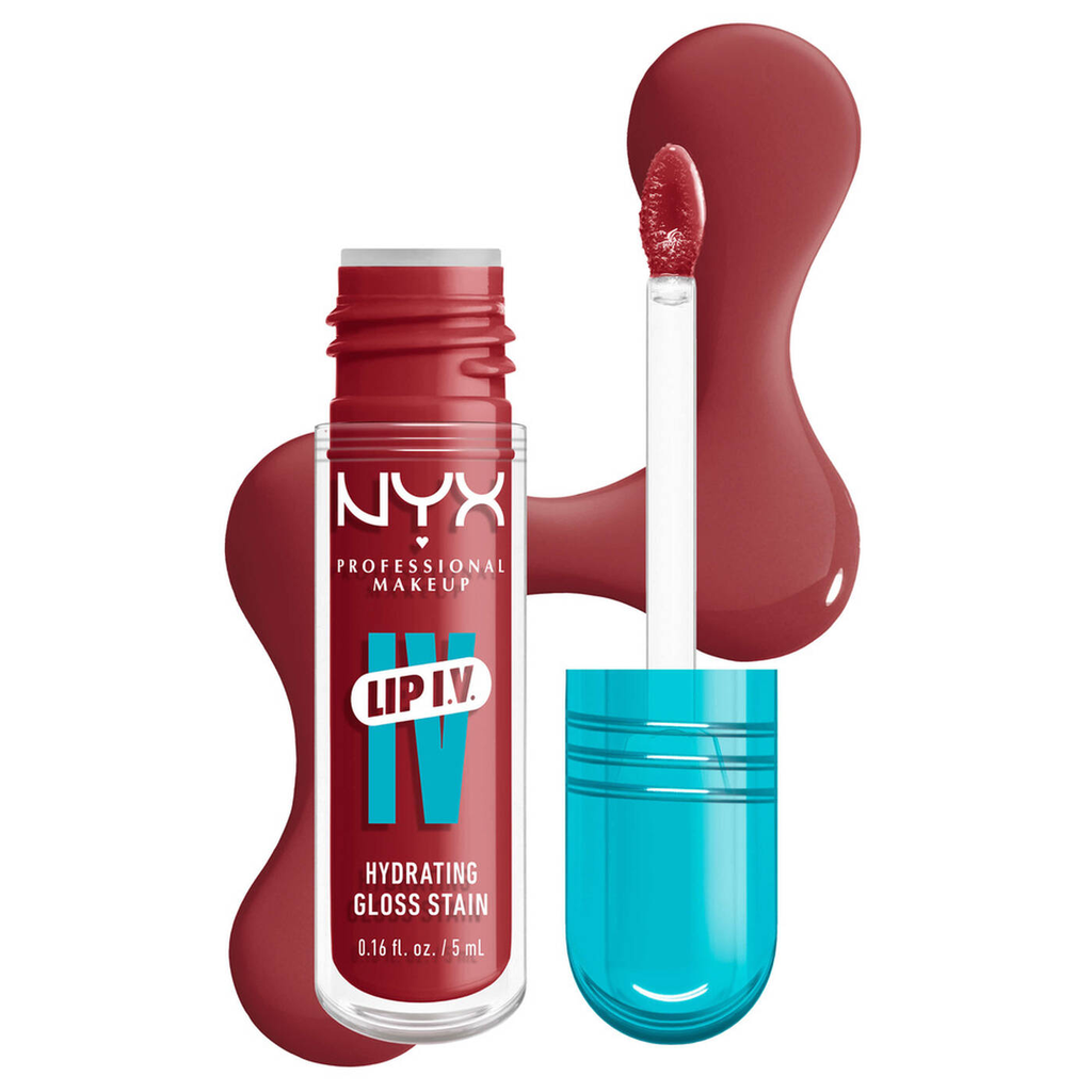 [نيكس / NYX] NYX Professional Makeup Lip I.V. Hydrating Lip Gloss Stain – Bubblegum Burst