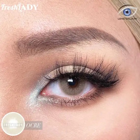 [فرش ليدي / Fresh Lady] Fresh Lady contact lens - Ocre Hi2