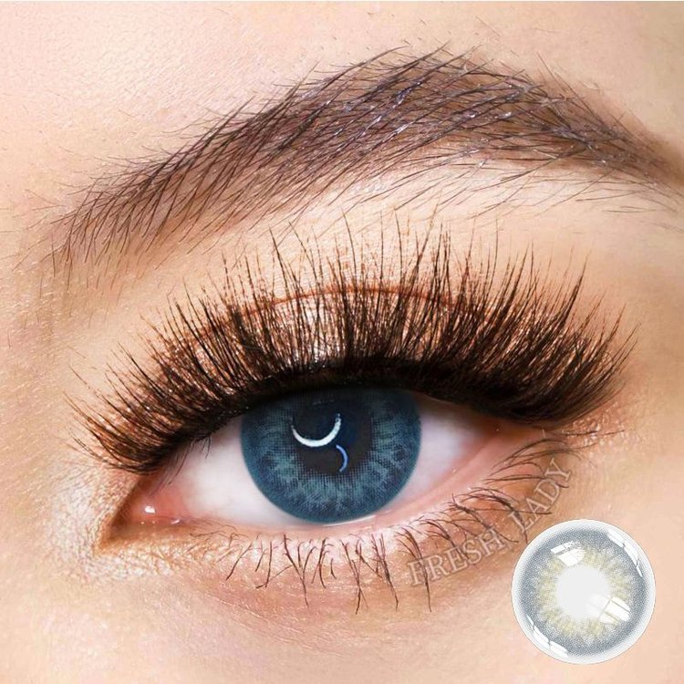 [فرش ليدي / Fresh Lady] Fresh Lady contact lens - Dna Taylor Blue Gray