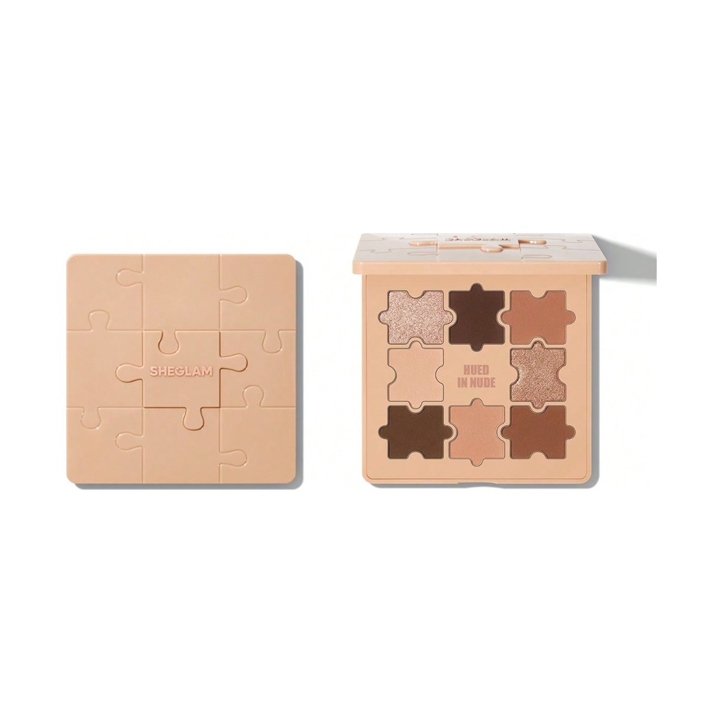 [3450000191] SHEGLAM Jazy Jigsaw Eyeshadow Palette-Hued In Nude