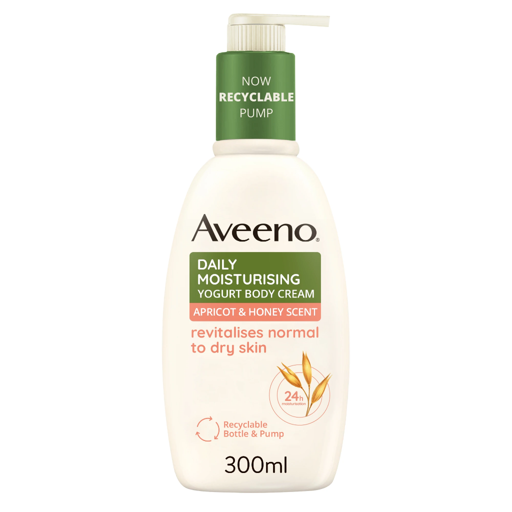[أفينو / Aveeno] كريم الجسم بالزبادي من أفينو بالمشمش والعسل 300 مل