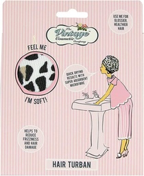 [ذا فينتاج كوسميتيك كو / The Vintage Cosmetic Co] The Vintage Cosmetic Co Hair Turban - Leopard