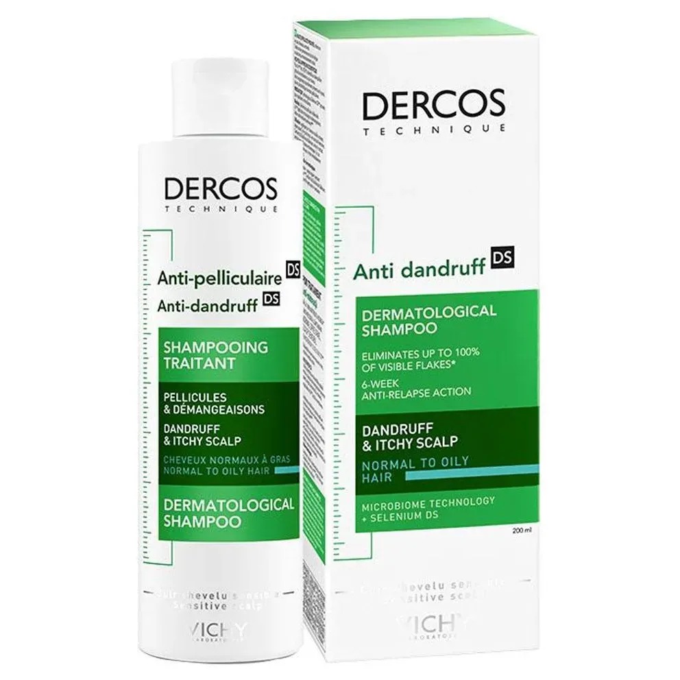 [فيتشي/ Vichy] Vichy Dercos Anti-Dandruff Shampoo for Dry Hair 200mL