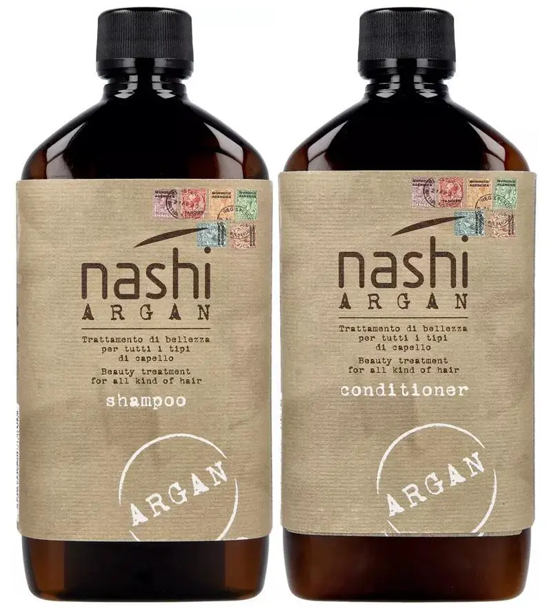 [HCNAS115274] Nashi Argan Family Size Combo Pack – Shampoo & Conditioner 500ml + 500ml