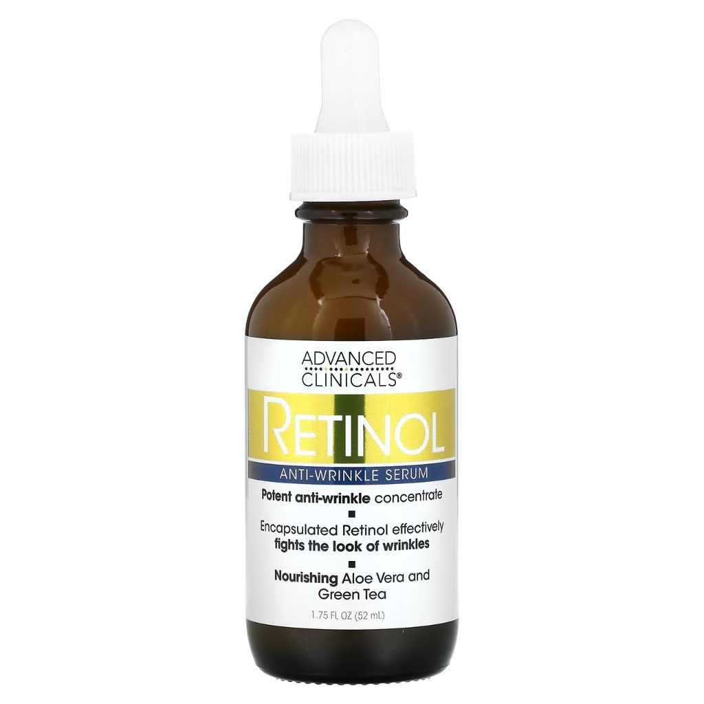 [ادفانسد كلينيكالز / Advanced Clinicals] Advanced Clinicals Retinol Serum Anti-Wrinkle - 52 ml