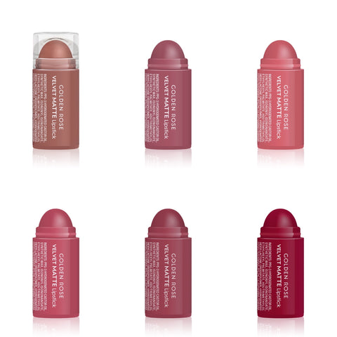 [جولدن روز / Golden Rose] Golden Rose Mini Velvet Matte Lipstick Max Set- MIX1