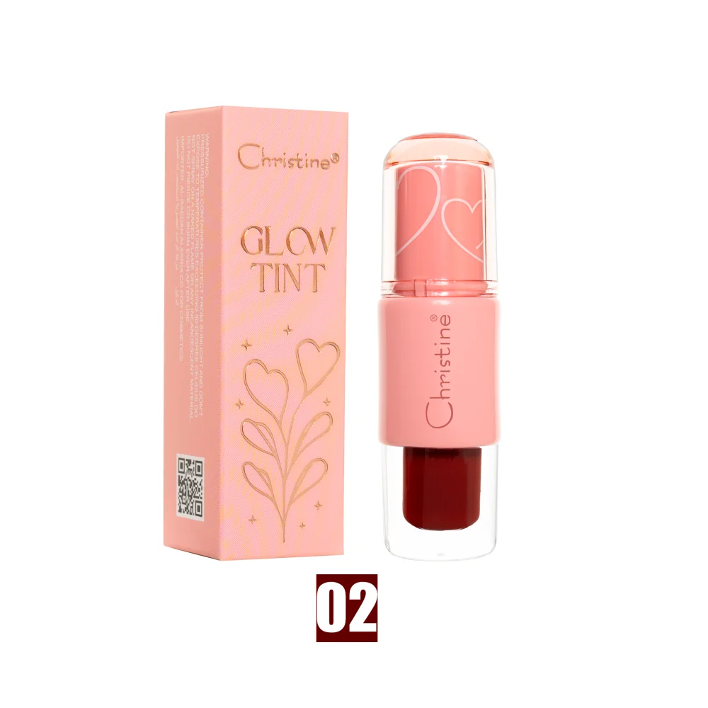 [CH-T2508] Christine Lip Glow Tint - CH-T2508 color02 Tender Peach