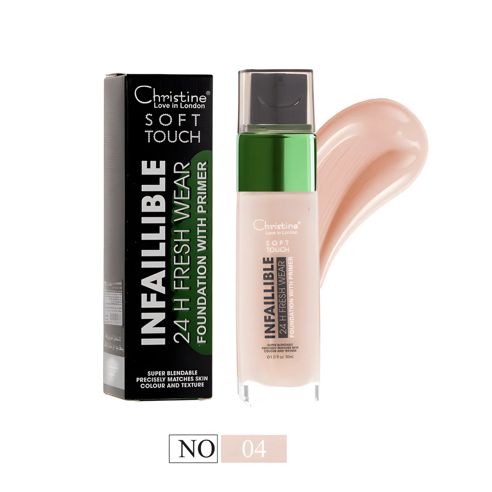 [CH2023] Christine Soft Touch Full Coverage Foundation No. 04