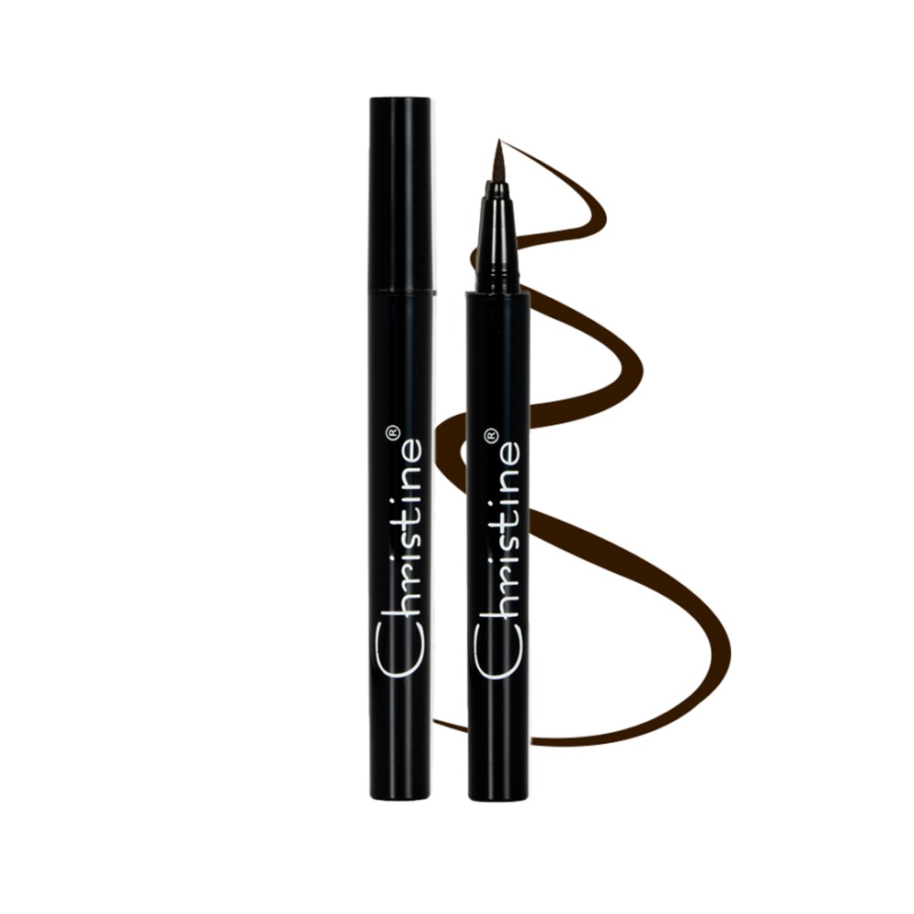 [كريستين / Christine / CH111] آيلاينر كريستين السائل المقاوم للماء – بني غامق