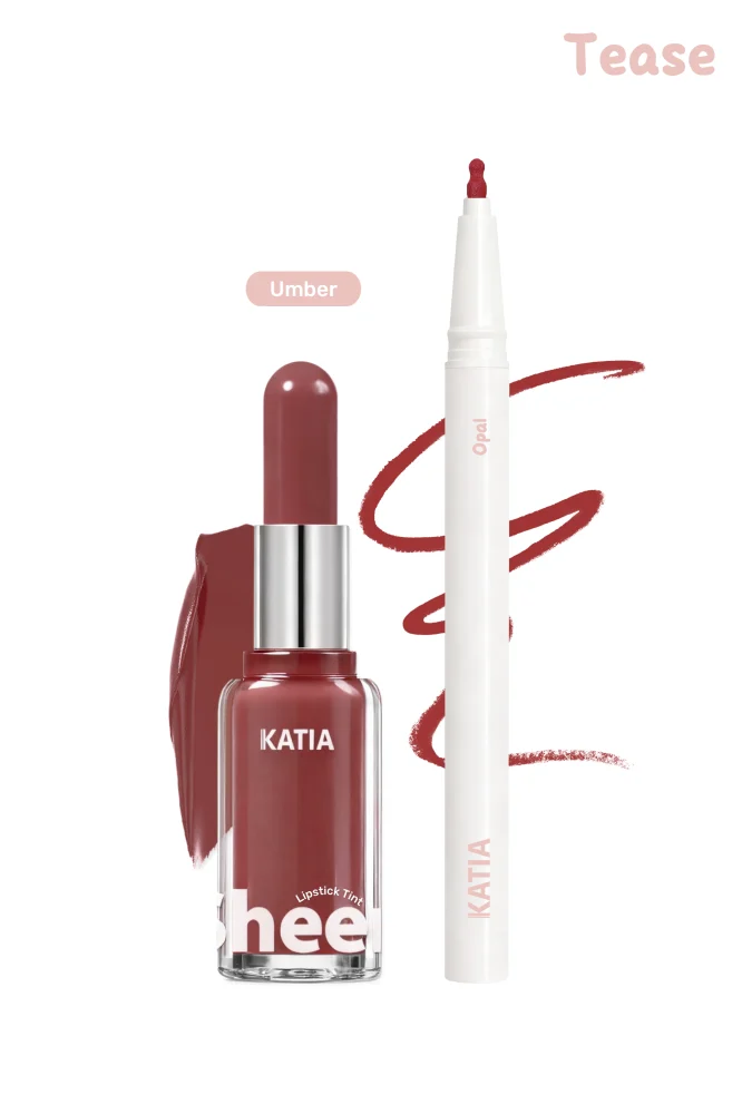 KATIA Lipstick Tint Lip Stain Tease - 06 Umber