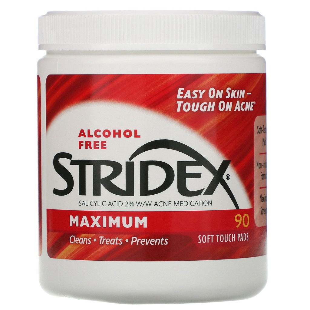 [ستريدكس / Stridex] Stridex Single-Step Acne Control Maximum 90 Soft Touch Pads