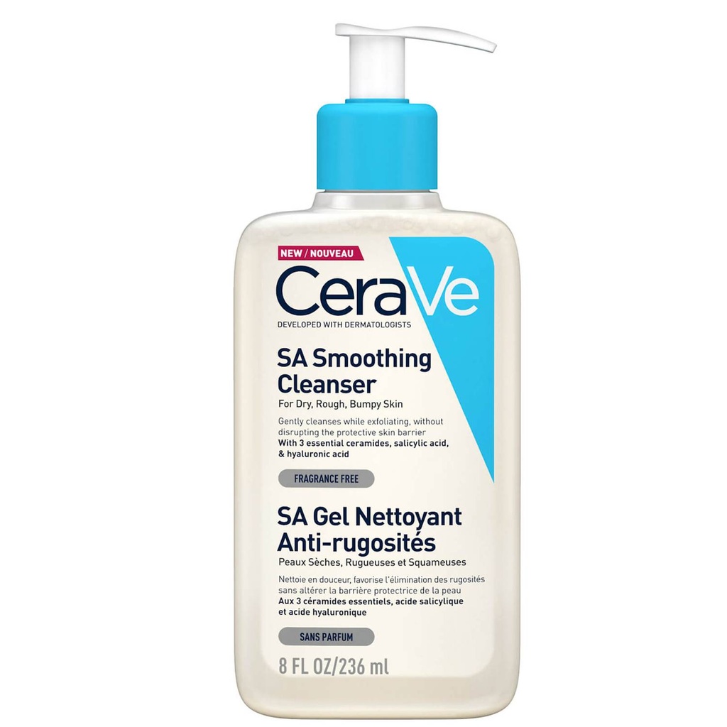 [سيرافي / Cerave] CeraVe SA Smoothing Cleanser for Dry Rough Bumpy Skin - 236ml