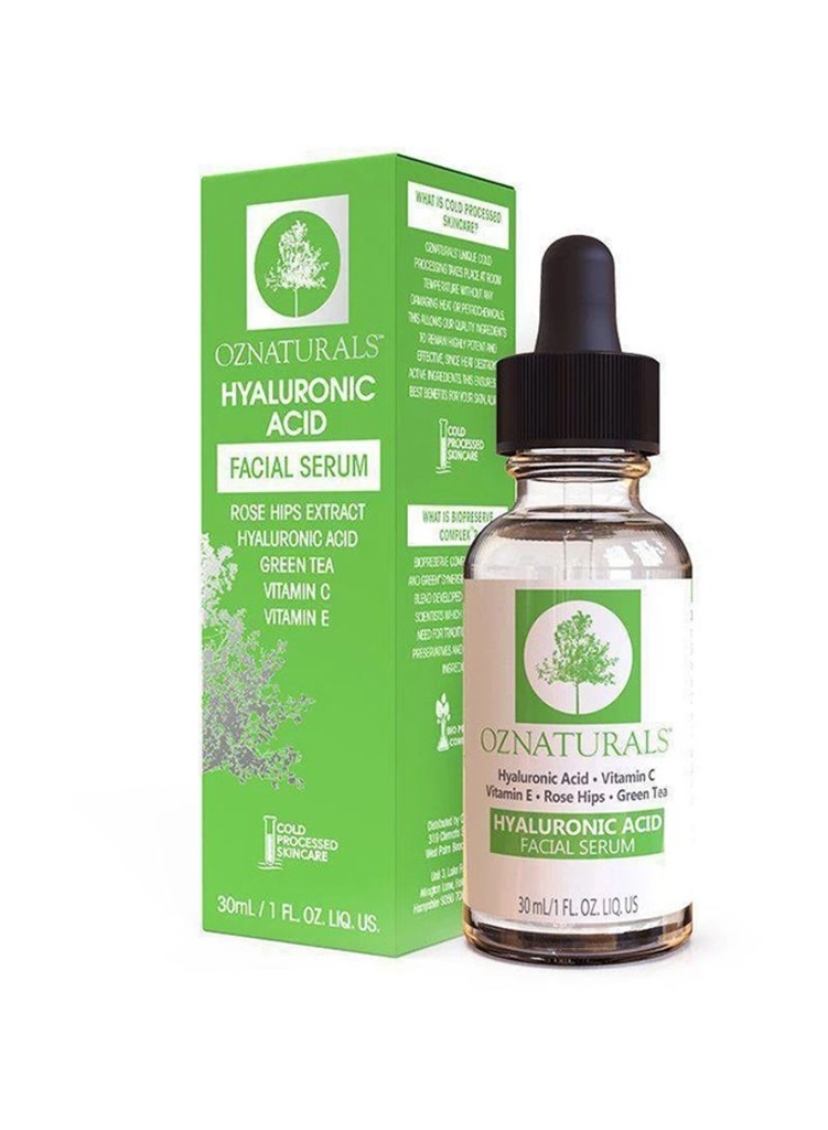 [اوزناتشورال/ Oznaturals] OZNaturals Hyaluronic Acid Facial Serum - 30 ml