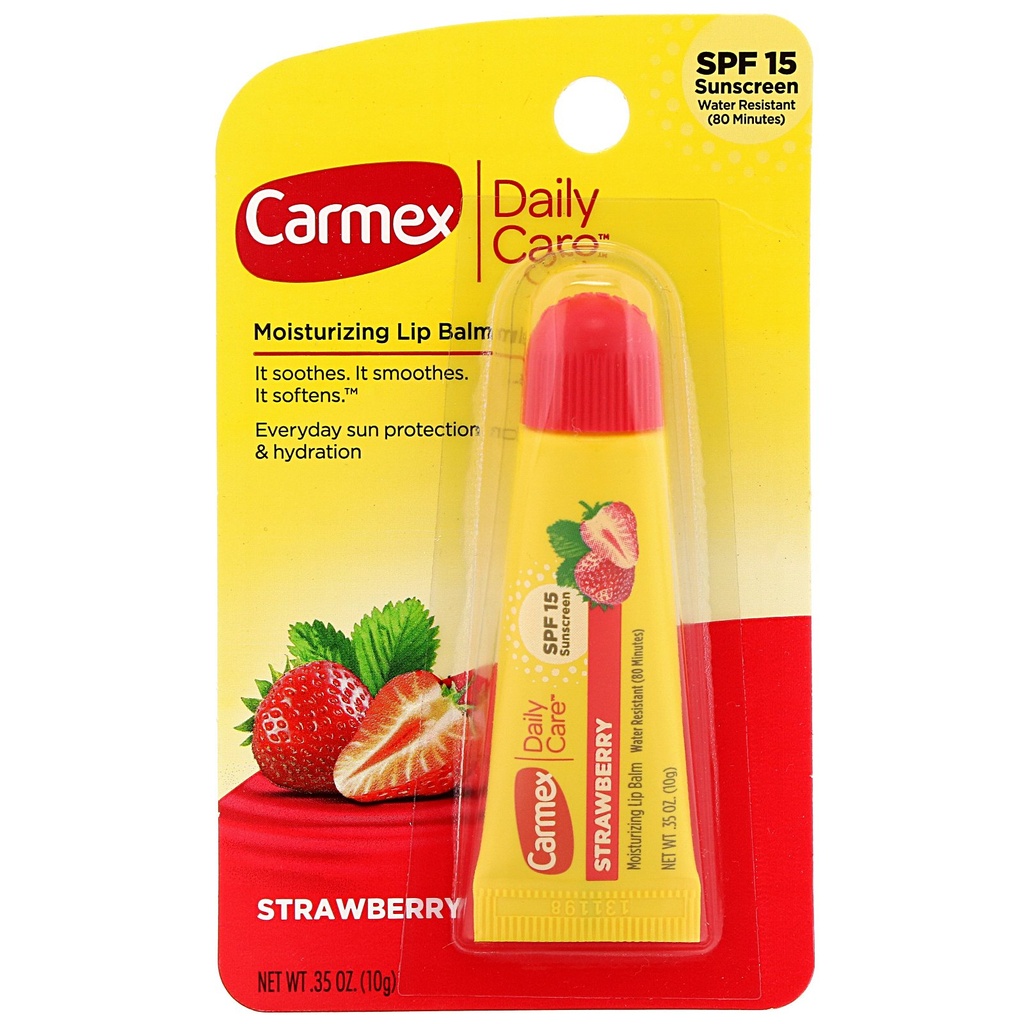 [كارمكس/ Carmex] مرطب شفاه طبي بالفراولة من كارمكس - ١٠ جرام 