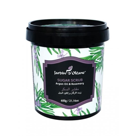 [جاردن اوليان / Jardin Oleane] Jardin d Oleane Sugar Scrub Argan Oil & Rosemary - 600g