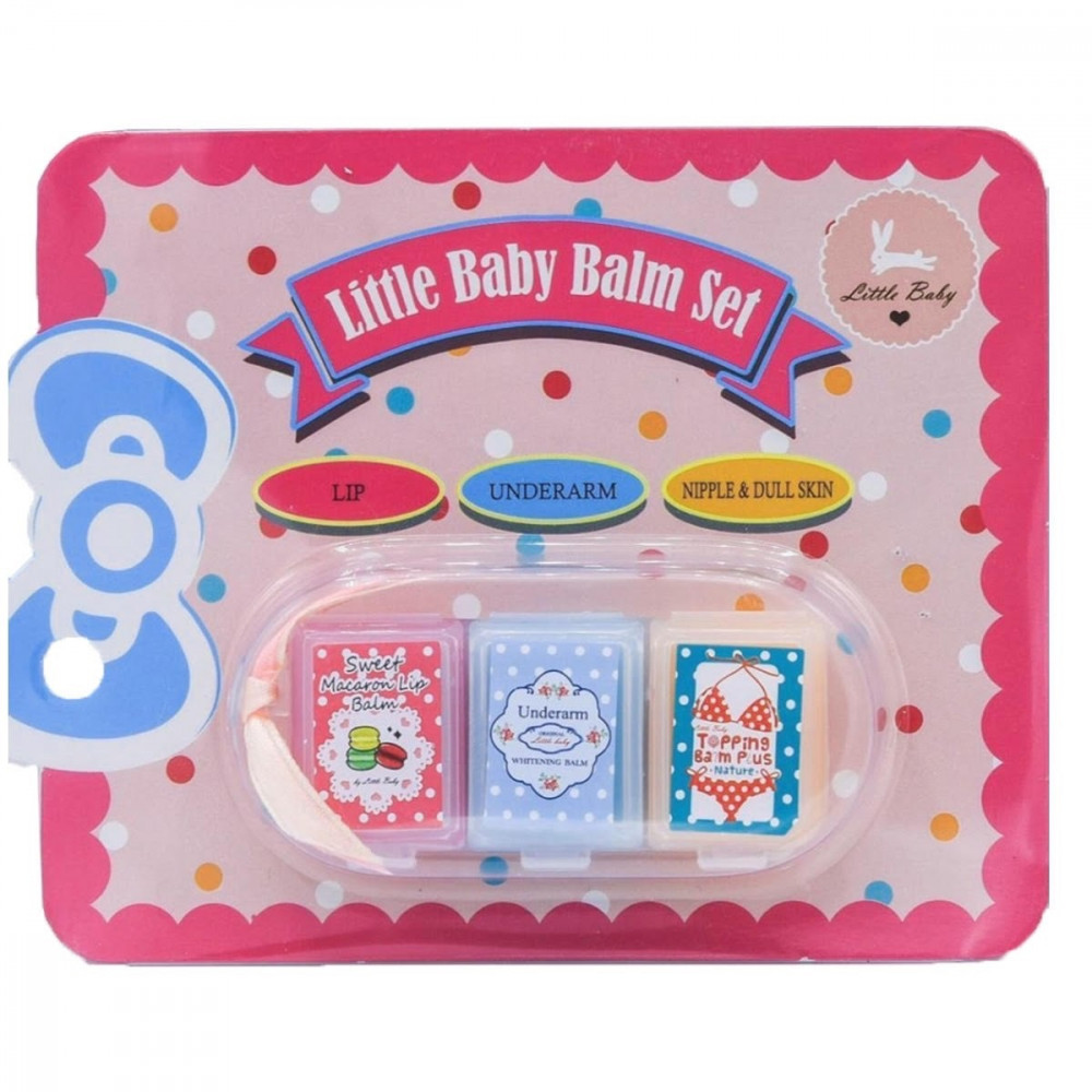 [ليتل بيبي / Little Baby]  Little Baby Balm Set 3in1