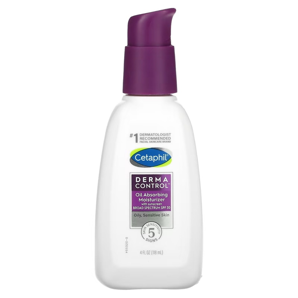 [سيتافيل / Cetaphil] Cetaphil Derma Control Oil Absorbing Moisturizer SPF 30 -118 ml