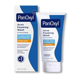 [بانوكسيل / PanOxyl] PanOxyl Acne Foaming Wash, Benzoyl Peroxide 10% Maximum Strength- 156 g 