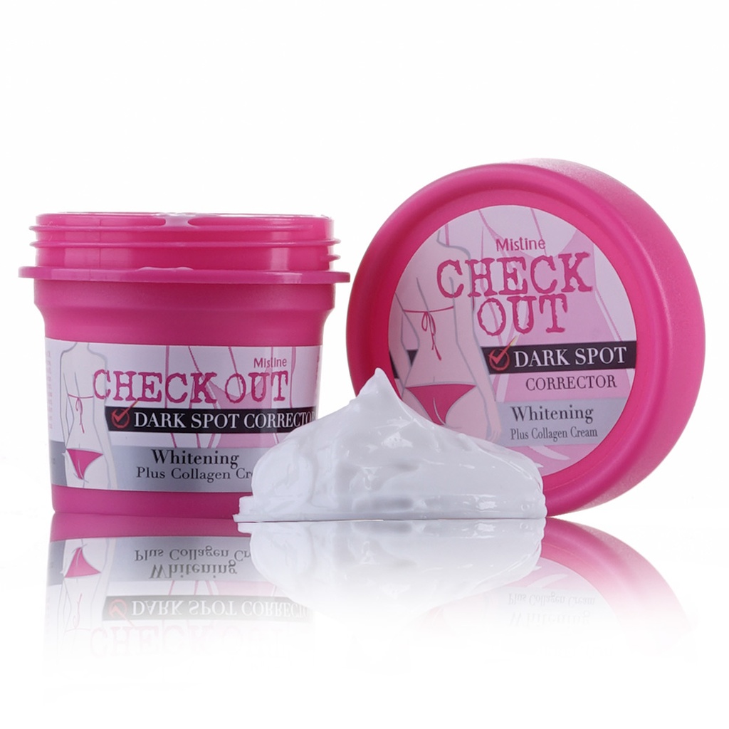 [ميستين / Mistine]  Mistine Check Out Dark Spot Corrector Whitening Plus Collagen Cream - 48g