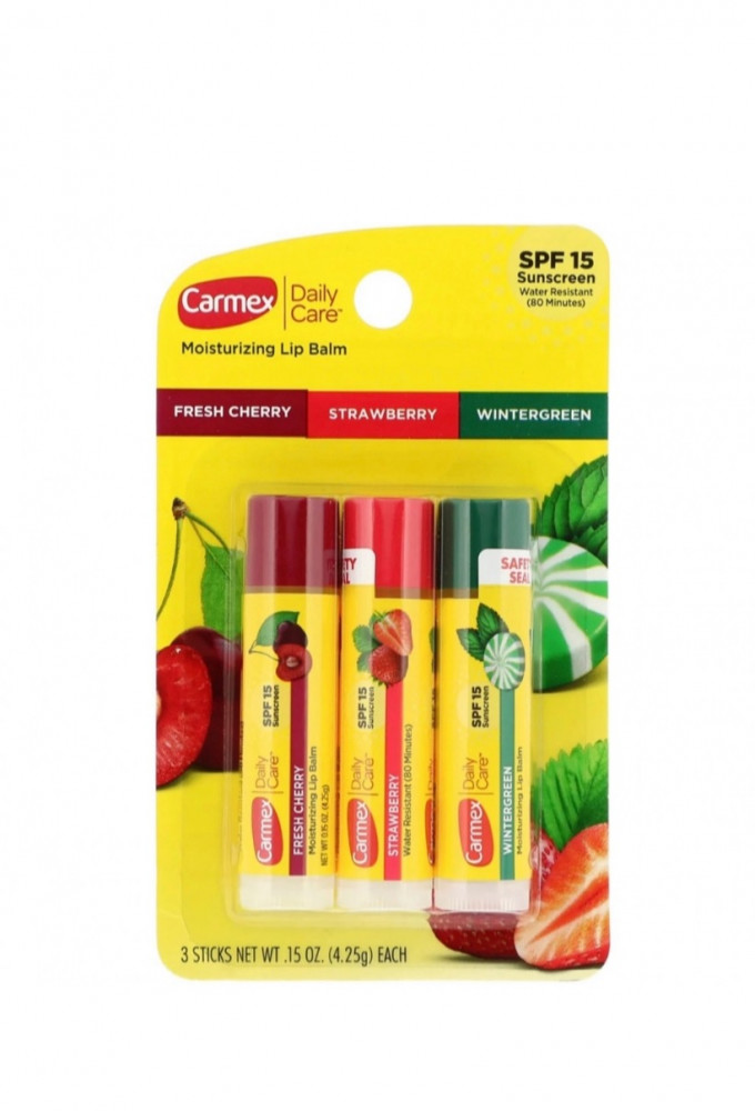 [كارمكس / Carmex] Carmex triple lip balm set in multiple flavors sticks